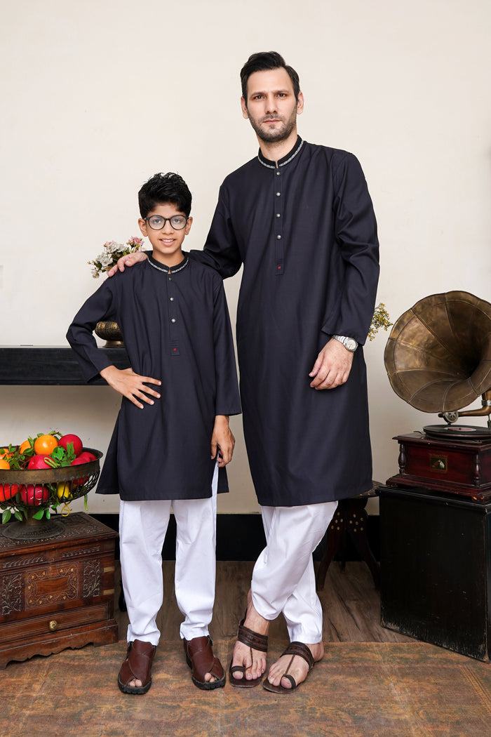Father and Son Matching Dress Ideas for Eid and Weddings