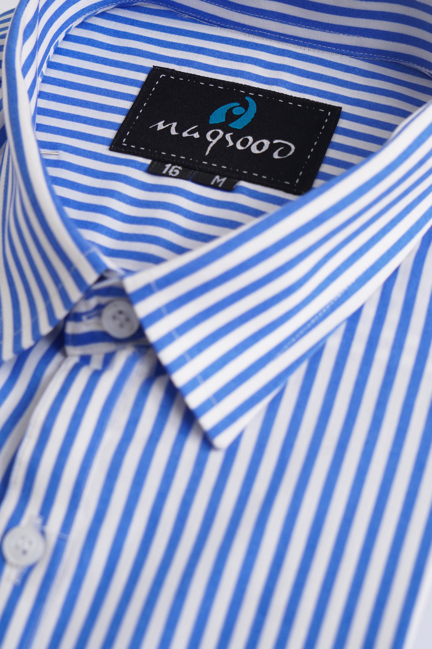 BLUE AND WHITE LINNING SHIRT FOR KIDS