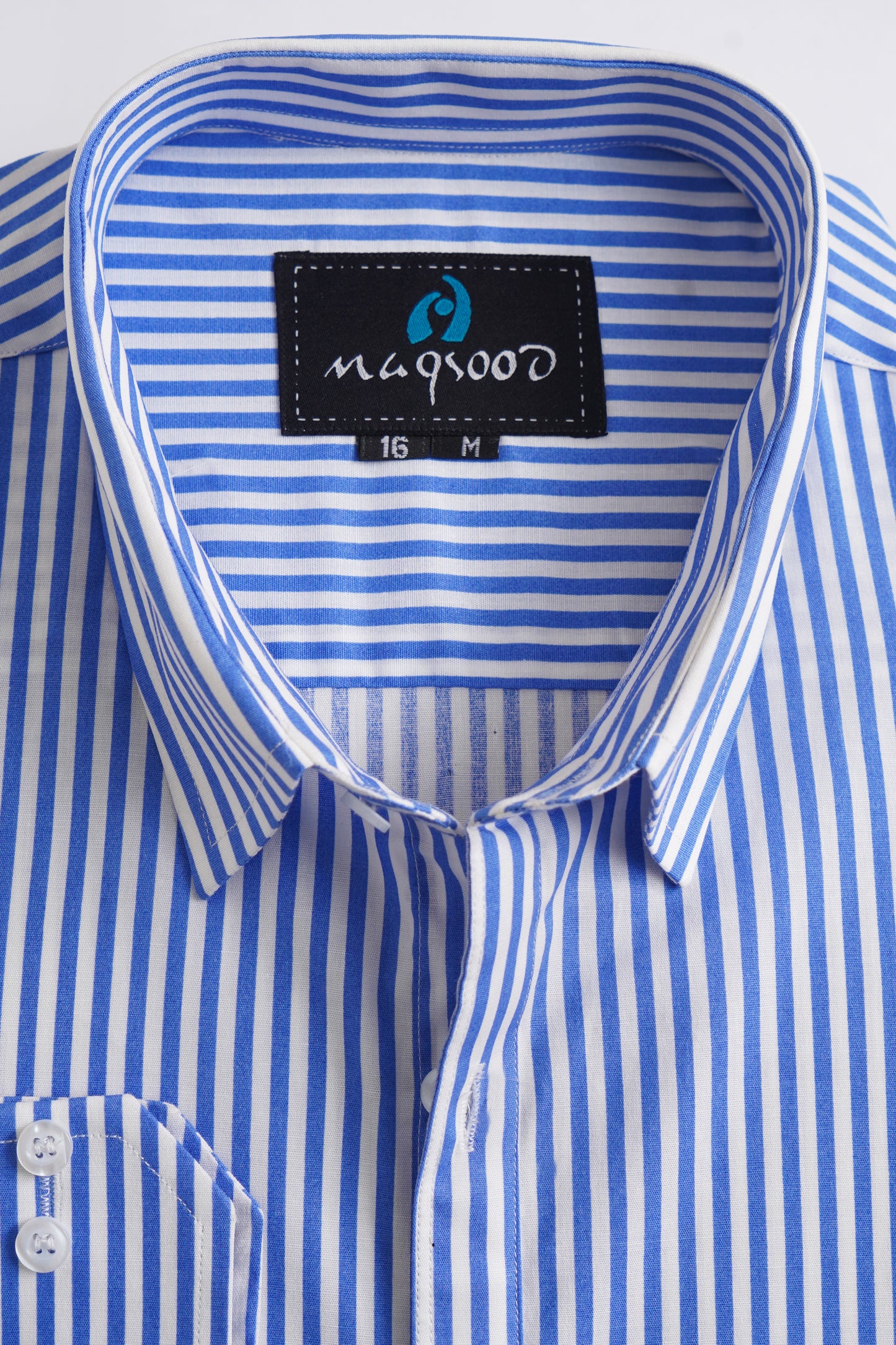 BLUE AND WHITE LINNING SHIRT FOR KIDS
