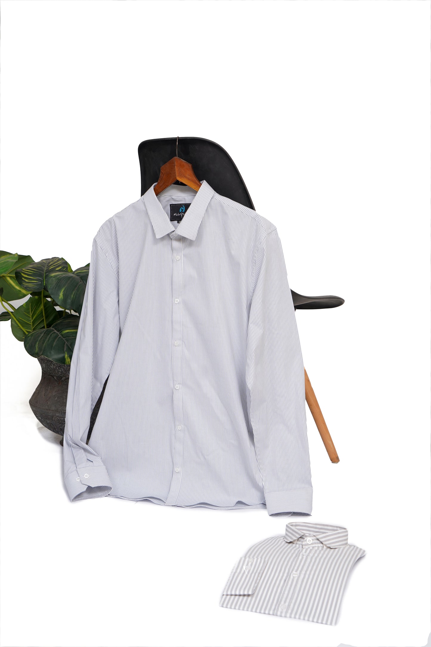 GRAY THICK LINNING SHIRT FOR MENS
