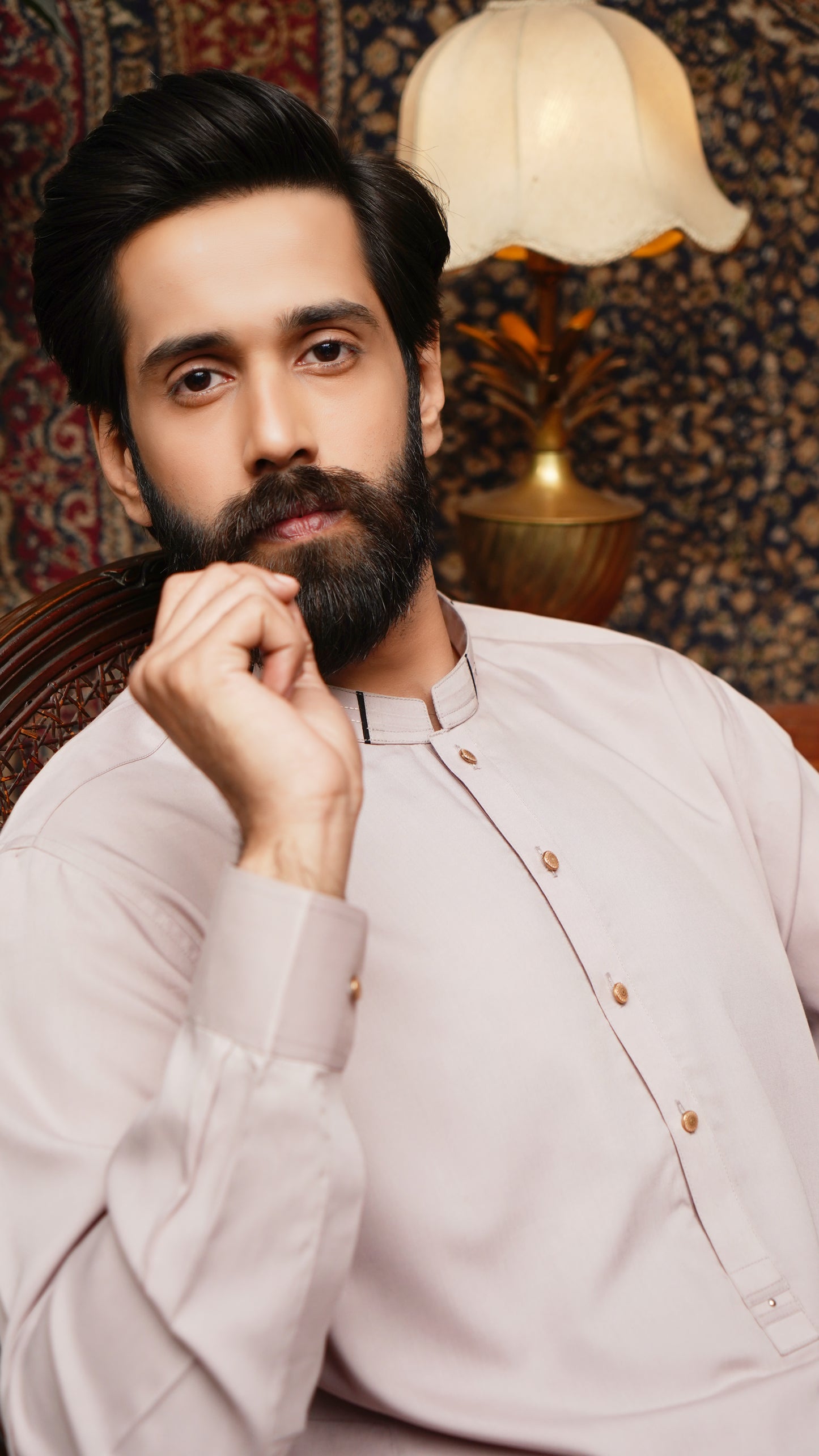PAPAYA WHIP WASH & WEAR MEN'S SHALWAR KAMEEZ