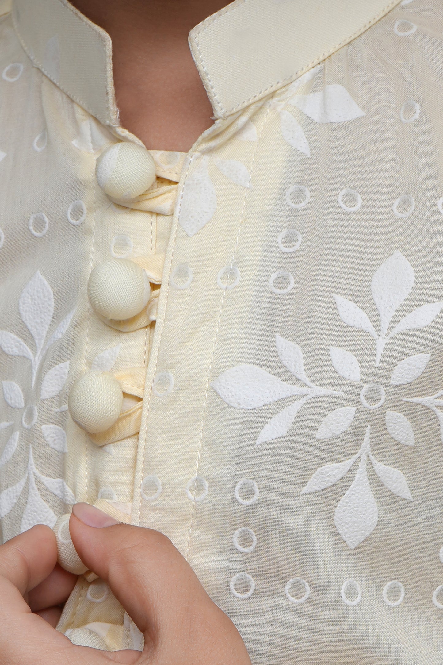 KID'S PALE PRINTED KURTA