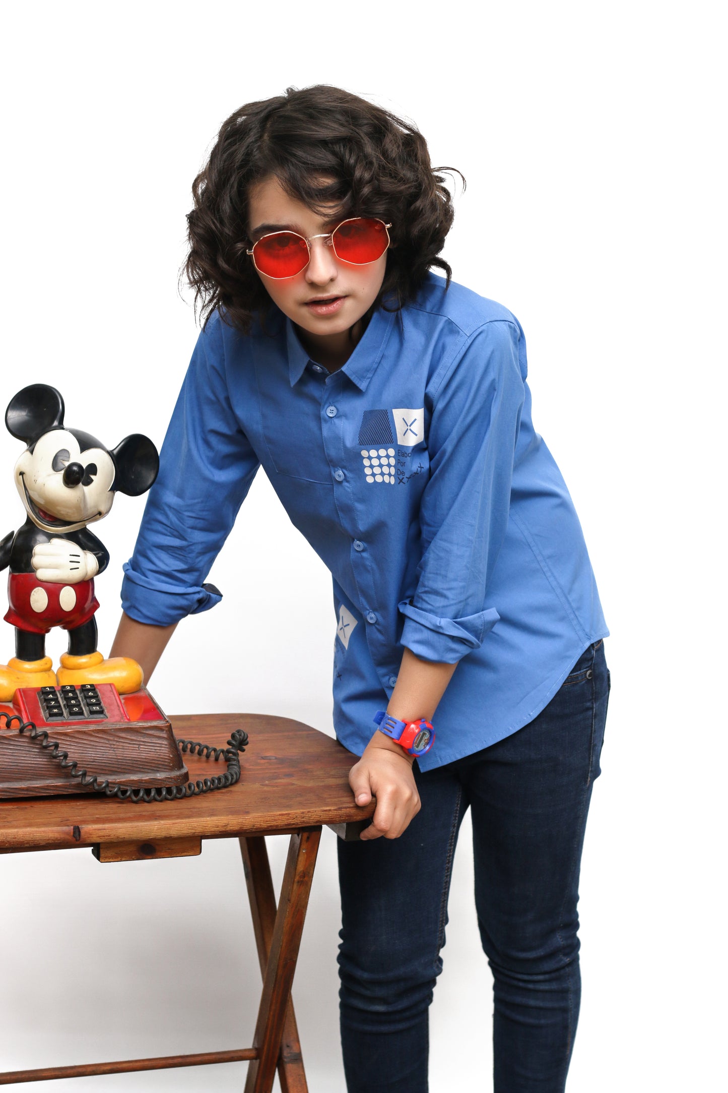 KID'S LIGHT BLUE CASUAL SHIRT