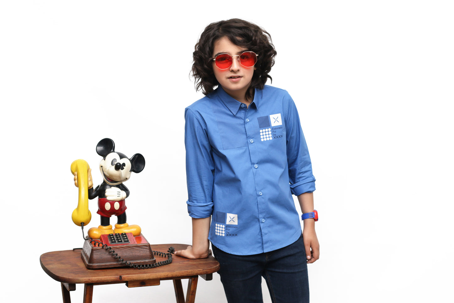 KID'S LIGHT BLUE CASUAL SHIRT