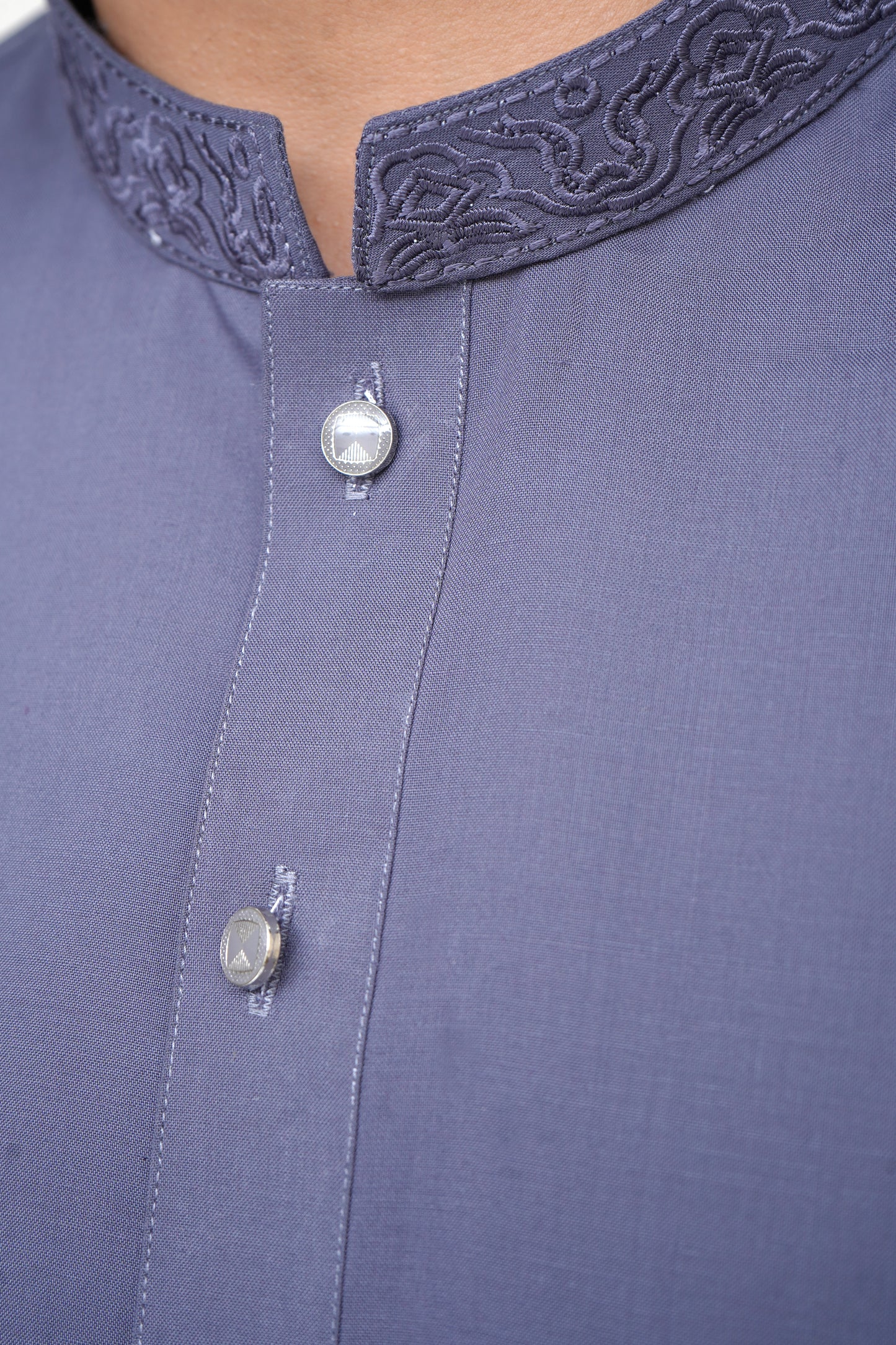 GREY MEN'S WASH & WEAR KURTA