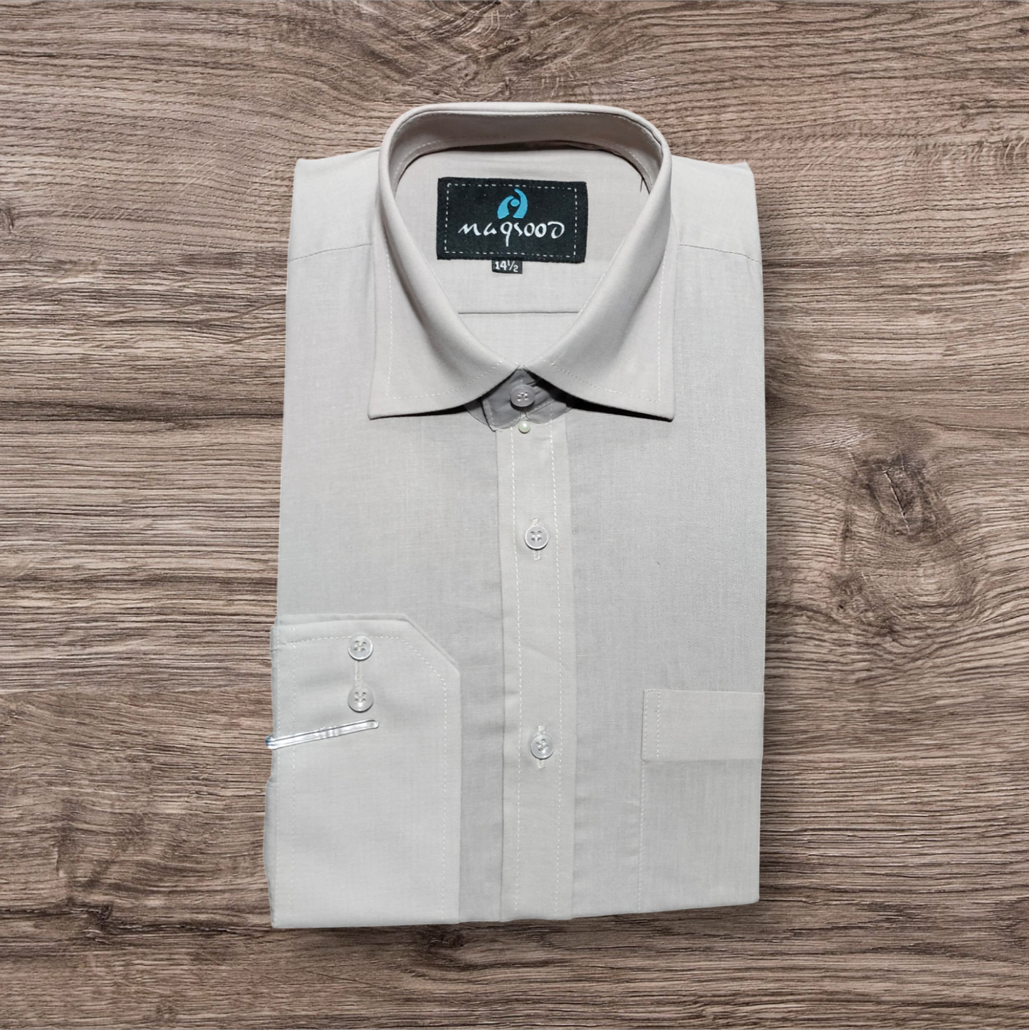 MEN'S GRAY DRESS SHIRT