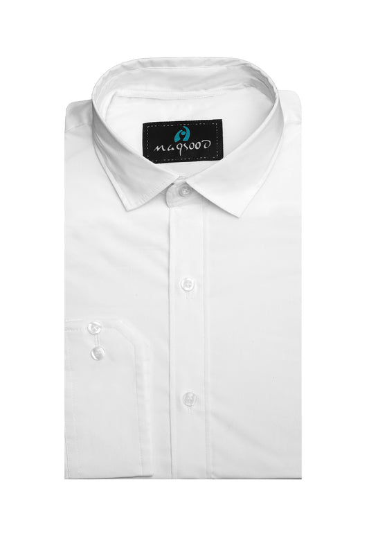 WHITE  SHIRT FOR KIDS