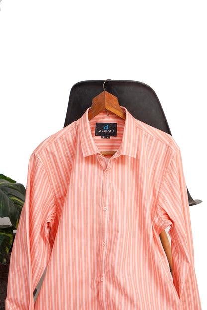 MEN'S BEAN RED LINNING FORMAL SHIRT