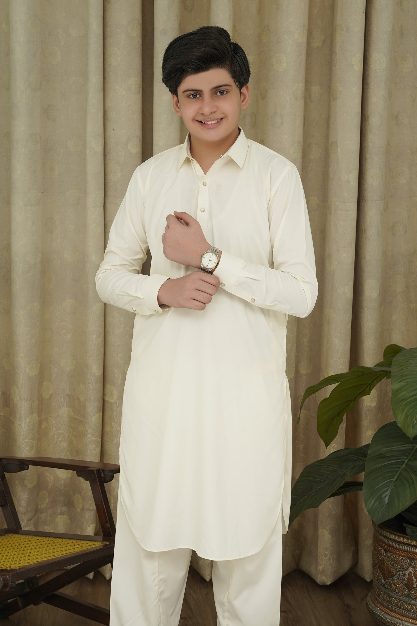 BOSKI COLLAR KID'S SHALWAR KAMEEZ