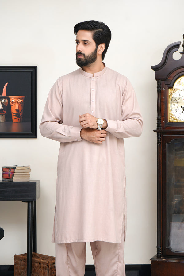 HERREN PEECH WASH'N WEAR KAMEEZ SHALWAR
