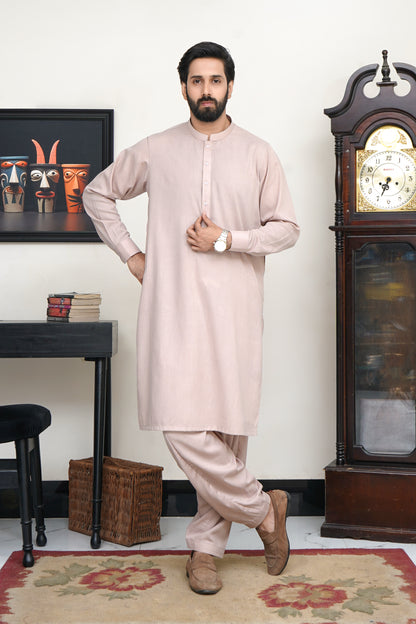 MEN'S PEACH WASH'N WEAR  KAMEEZ SHALWAR