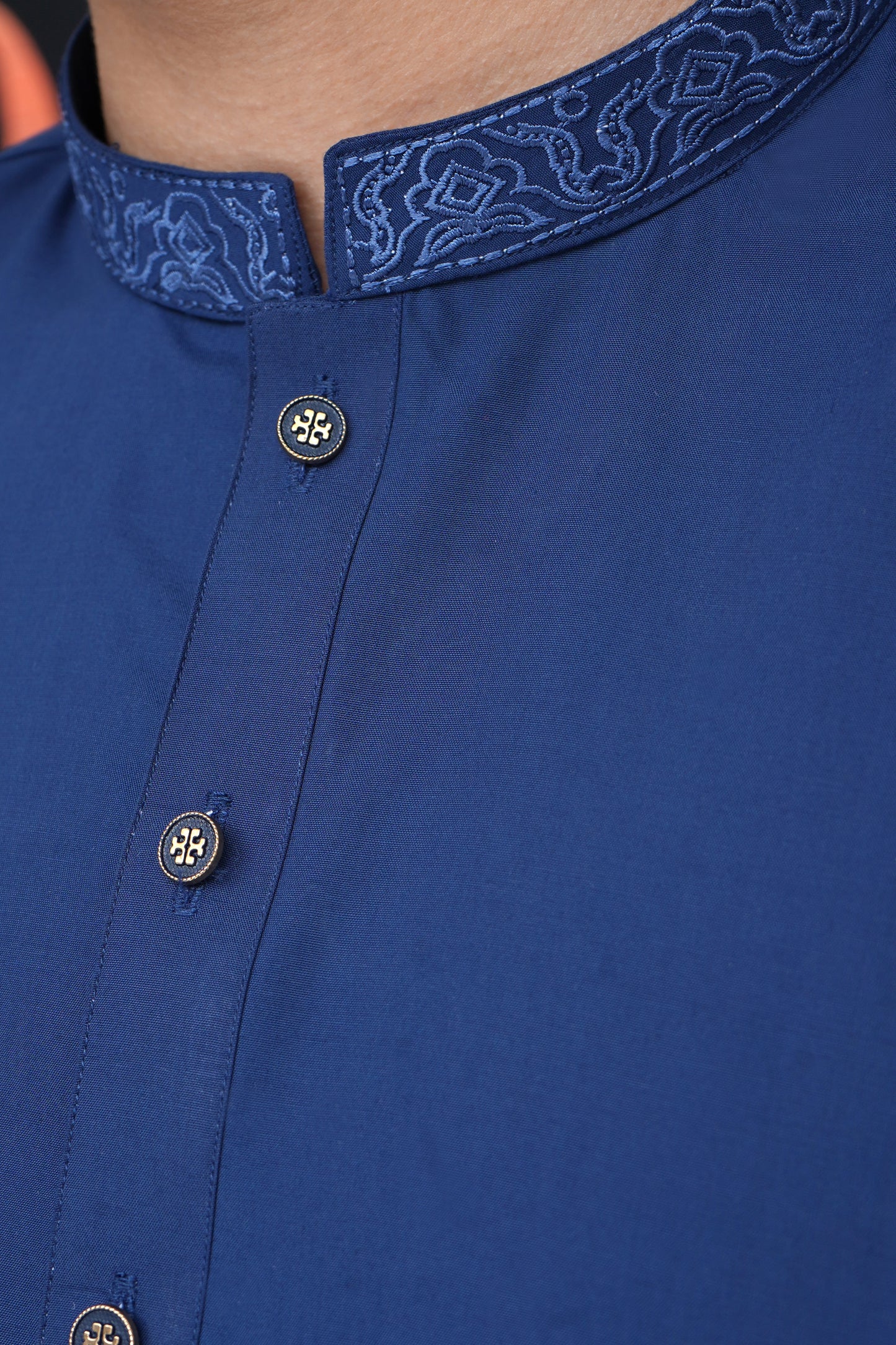 FEROZI BLUE KID'S WASH & WEAR KURTA