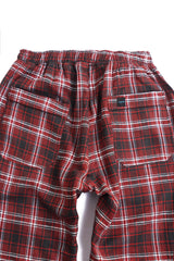 FLALLYN RED BLACK CHECK COMFIRT TROUSER FOR MENS