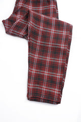 FLALLYN RED BLACK CHECK COMFIRT TROUSER FOR MENS