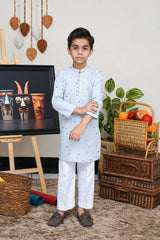 KID'S ICE BLUE KURTA