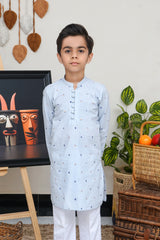 KID'S ICE BLUE KURTA