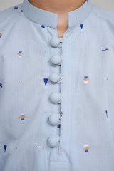 KID'S ICE BLUE KURTA