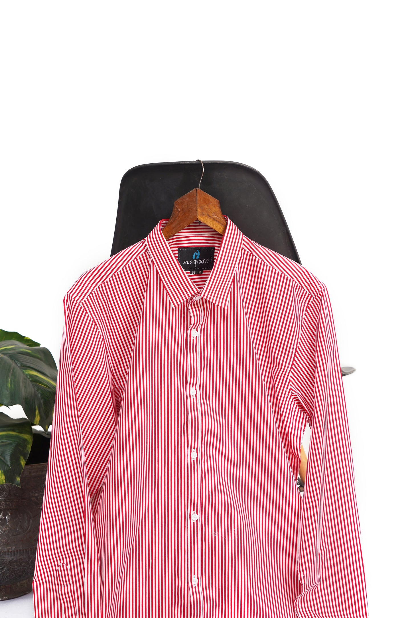 MEN'S RED LINNING FORMAL SHIRT