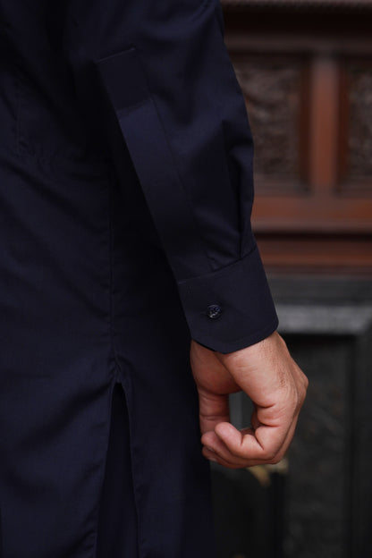NAVY BLUE WASH & WEAR MEN'S SHALWAR KAMEEZ