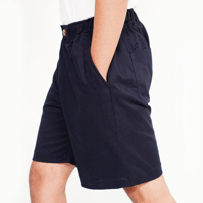 GRAY LINNING SHIRT AND BLACK TWIL NEEKER KID'S PAIR