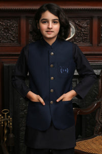 BLUE TROPICAL KID'S  WAIST COAT