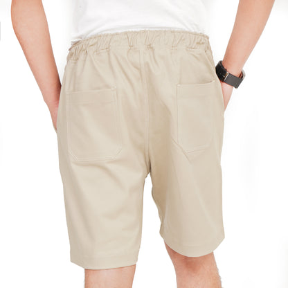 MEN'S RED PRINT SAFARI SHIRT AND CAMAL COLOR NEEKER