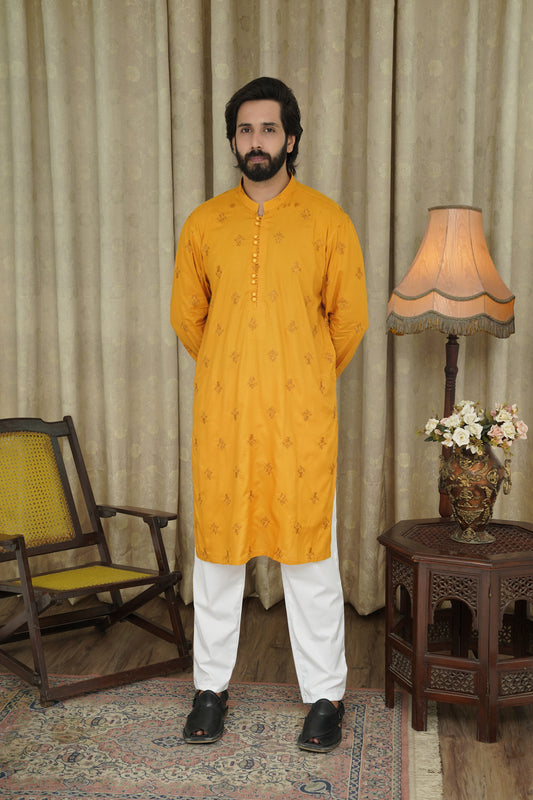 MUSTRAD EMBROIDED MEN'S KURTA