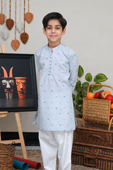 KID'S ICE BLUE KURTA