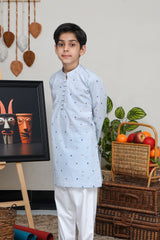 KID'S ICE BLUE KURTA