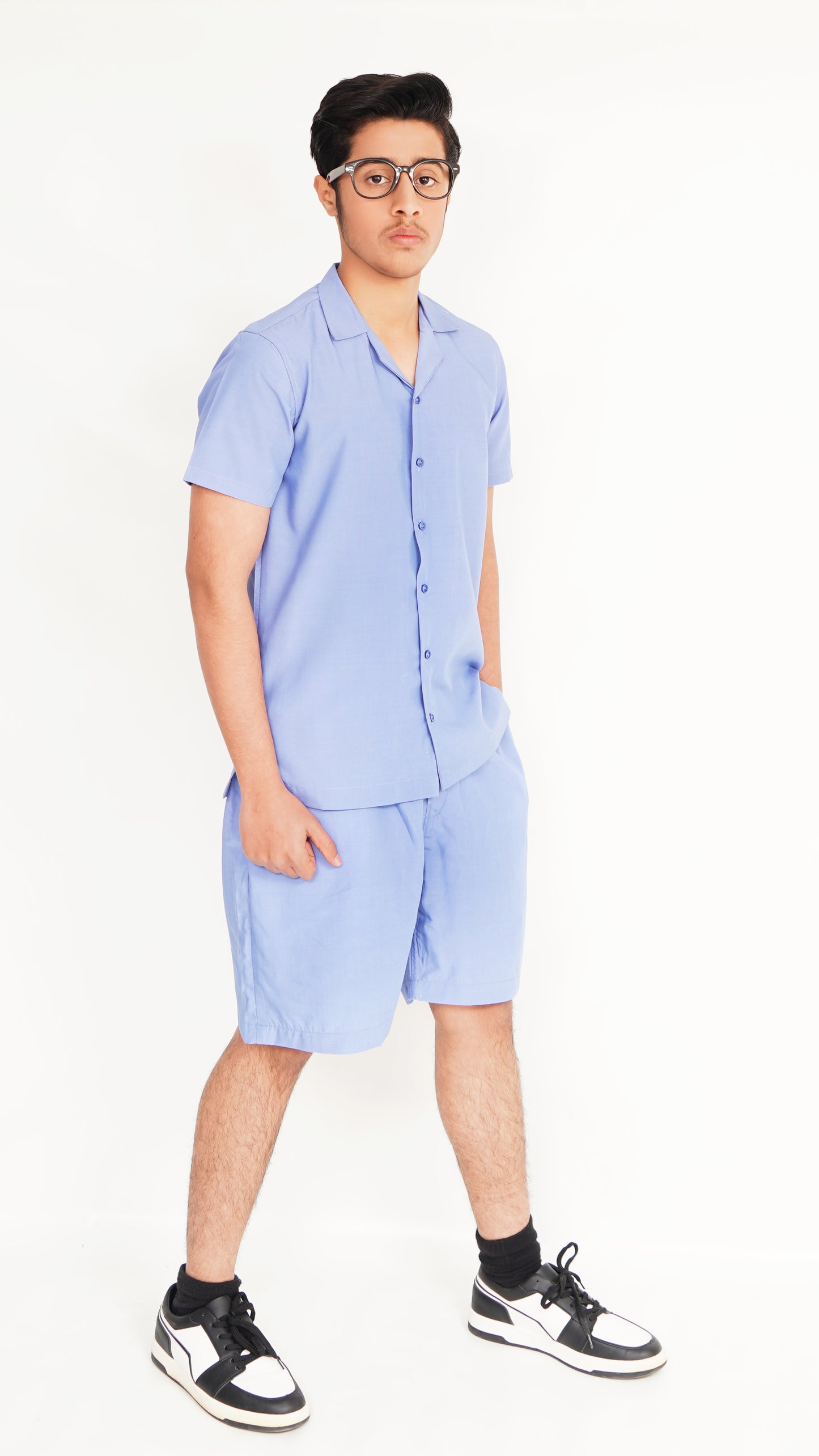 SKY BLUE SHIRT AND NEEKER MEN'S PAIR