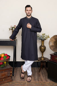 JADE BLACK HERREN WASH & WEAR KURTA
