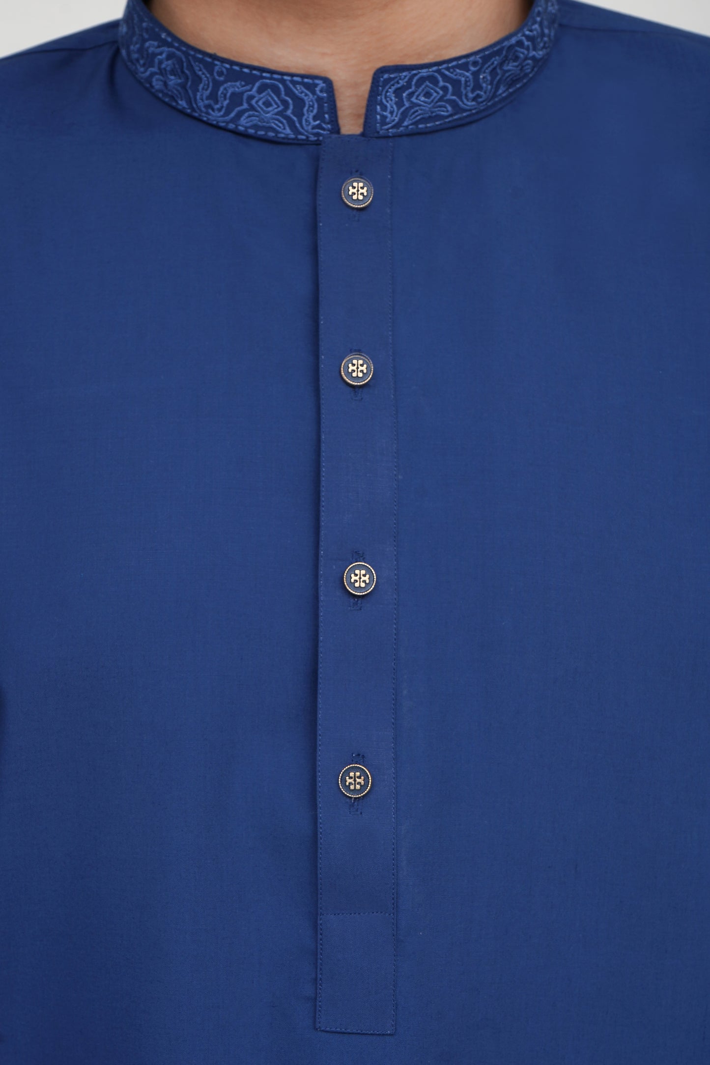 FEROZI BLUE KID'S WASH & WEAR KURTA