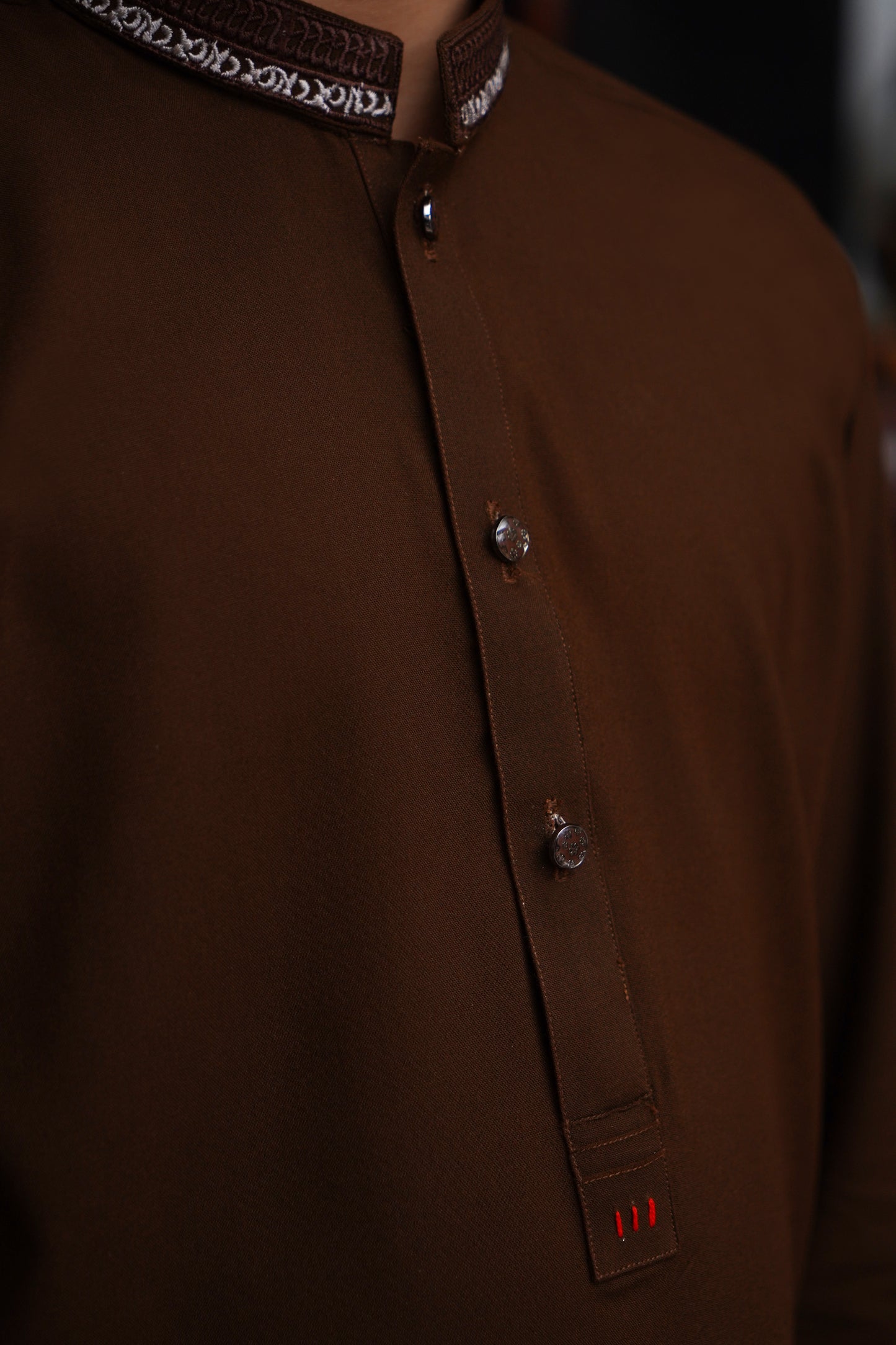 BROWN KID'S WASH & WEAR KURTA