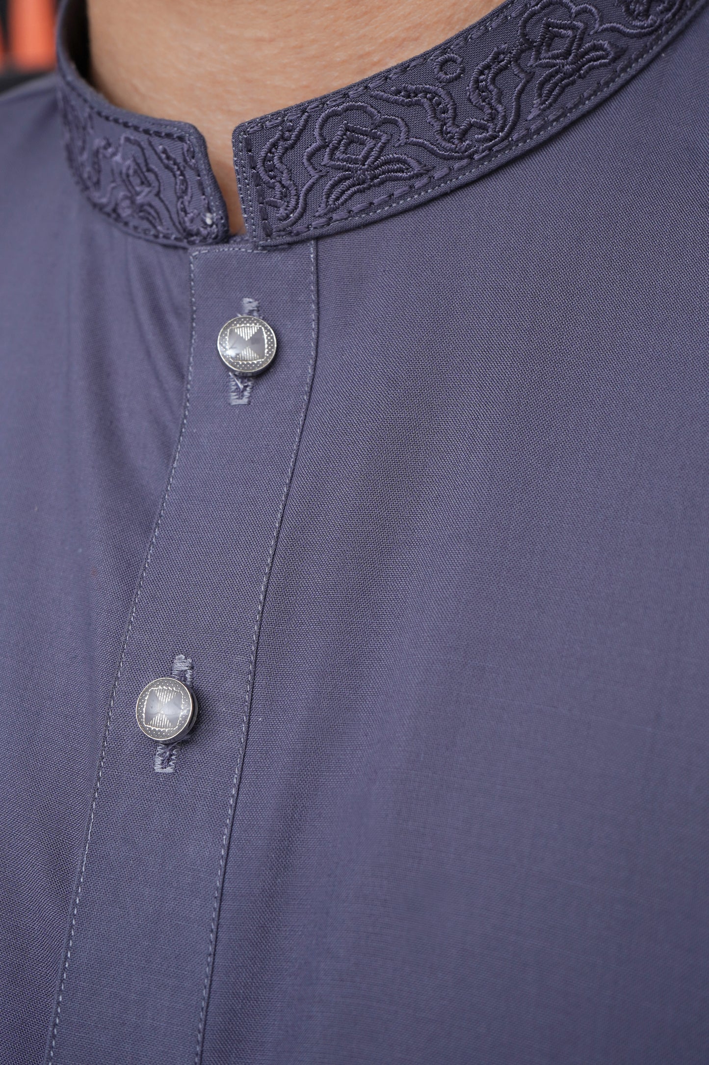 GREY KID'S WASH & WEAR KURTA