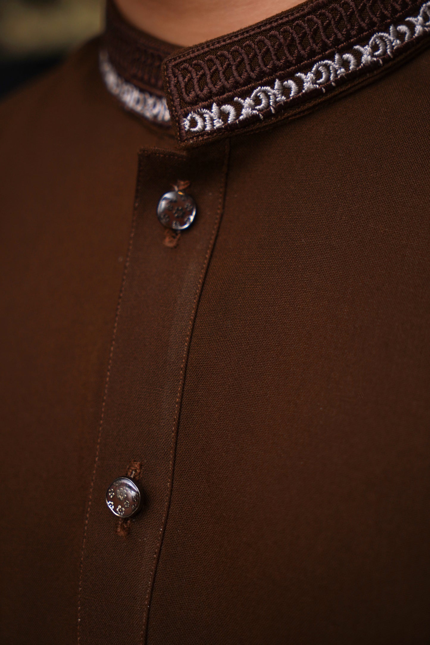 BROWN KID'S WASH & WEAR KURTA