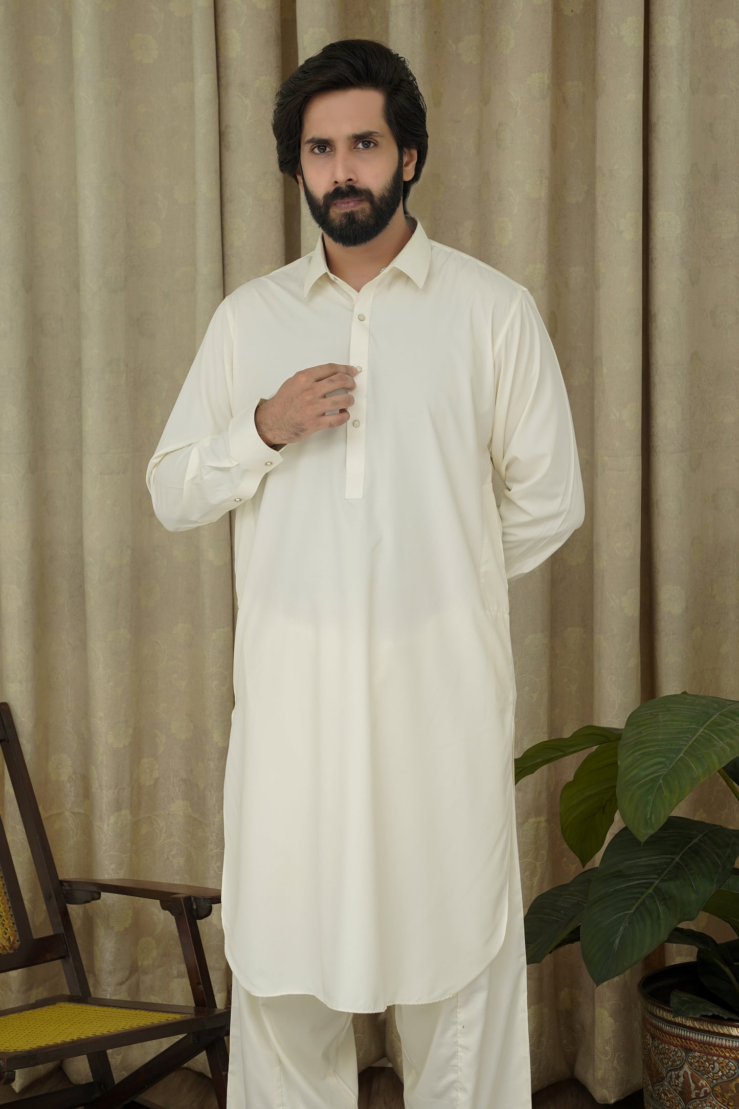 BOSKI COLLAR MEN'S SHALWAR KAMEEZ