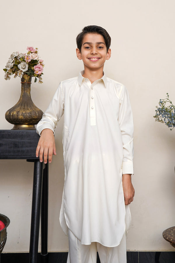 KID'S BOSKI COLLAR  KAMEEZ SHALWAR