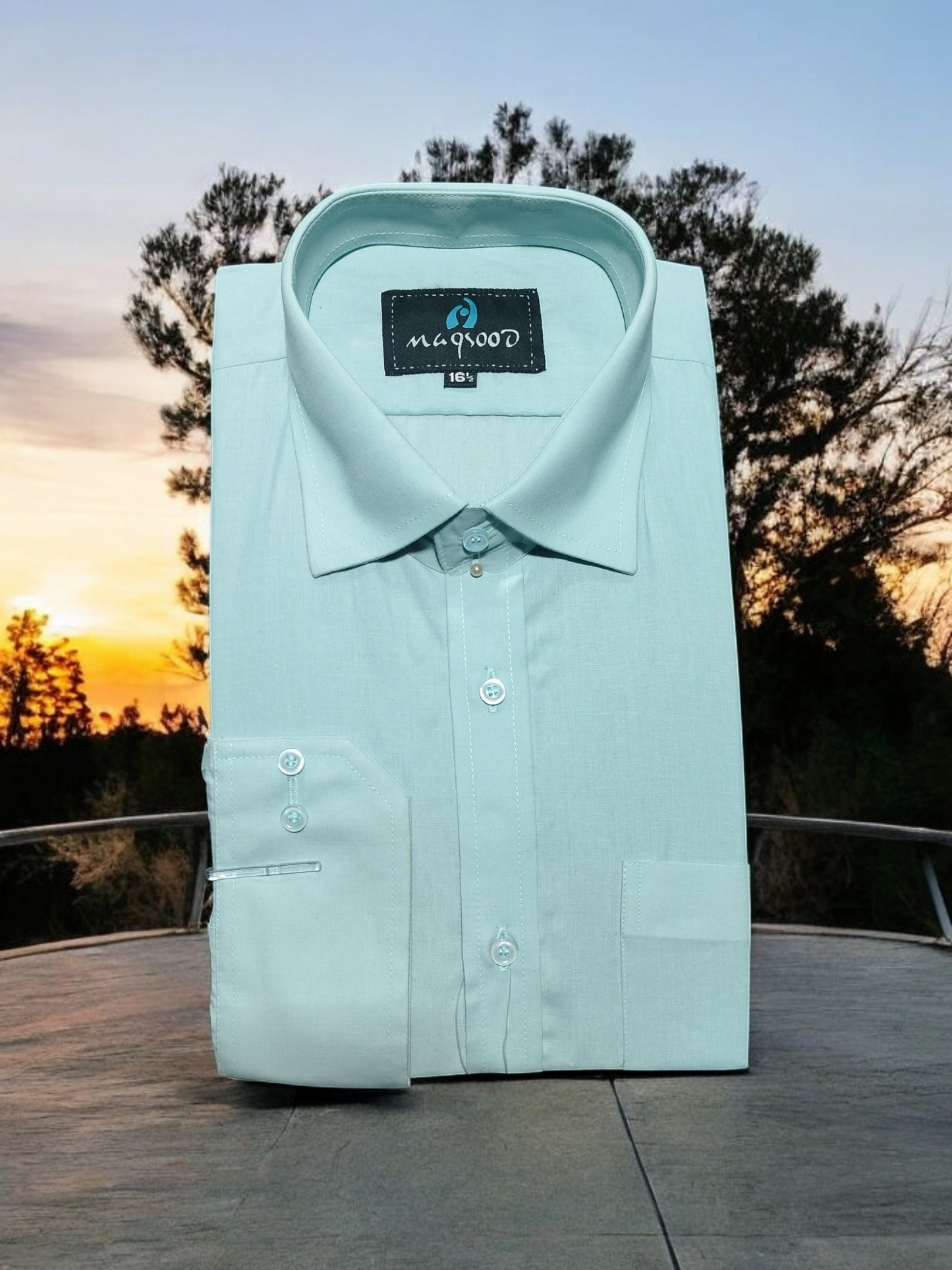 MEN'S FEROZI BLUE DRESS SHIRT