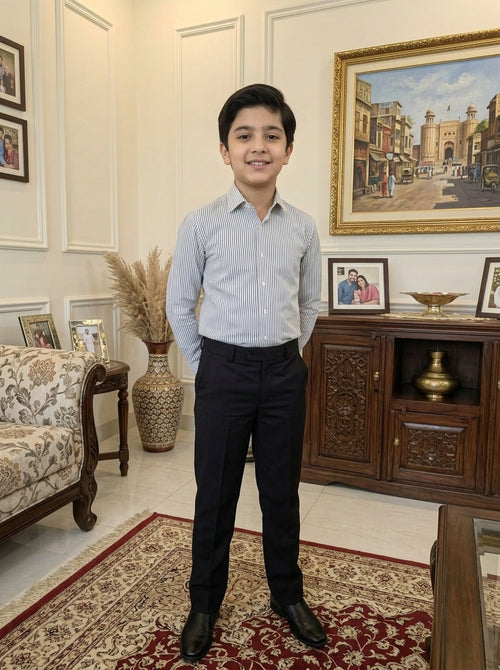 GRAY LINNING SHIRT FOR KIDS