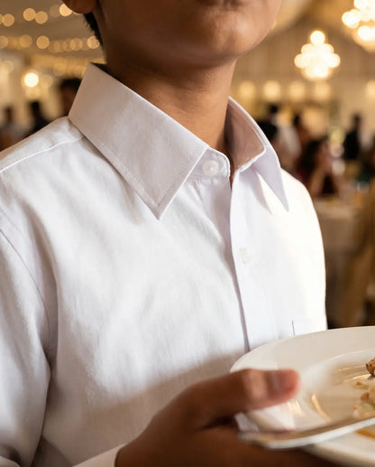WHITE  SHIRT FOR KIDS