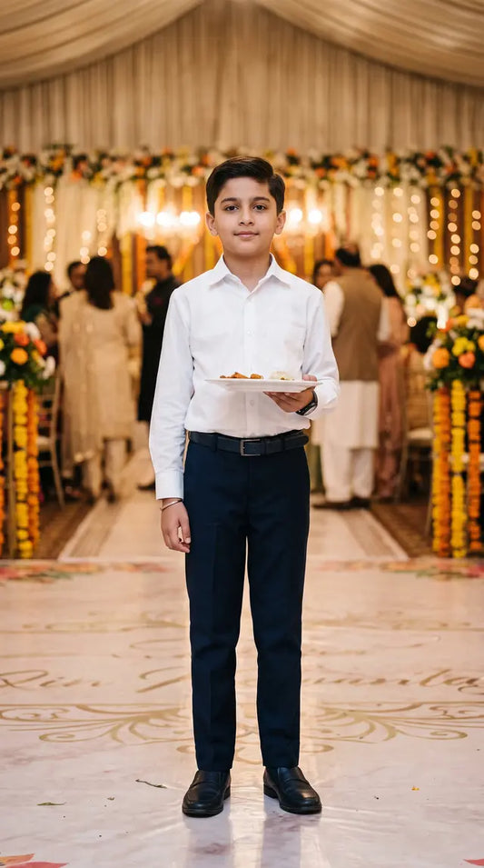 WHITE  SHIRT FOR KIDS