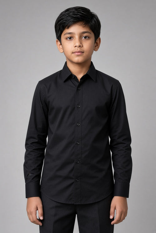 BLACK  SHIRT FOR KIDS